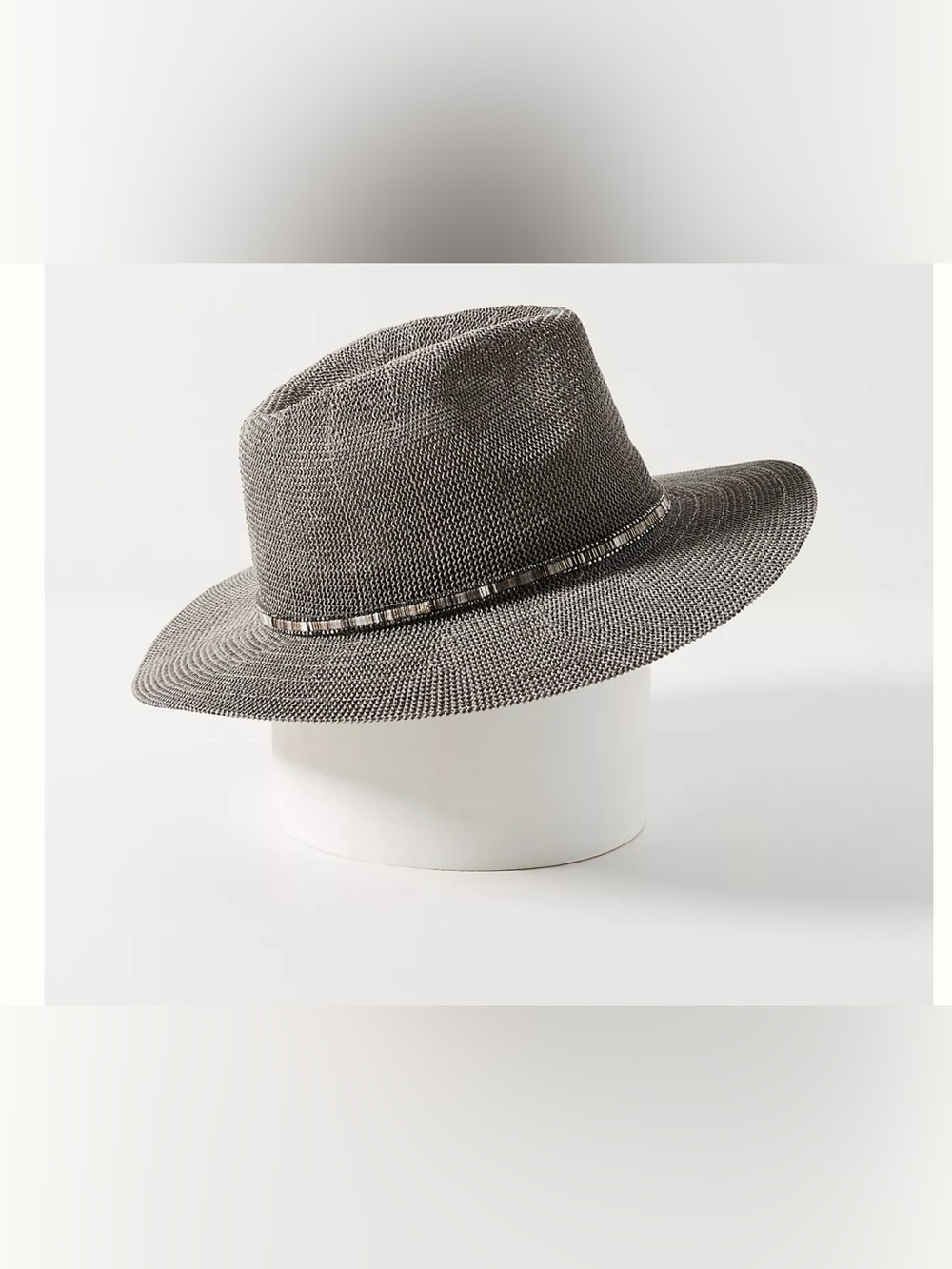 Anthropologie Cali Trimmed Rancher Paper Hat OS One Size